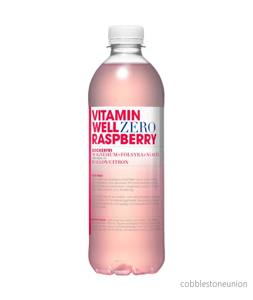 Vitamin Well Zero Raspberry 50cl PET 12-pack