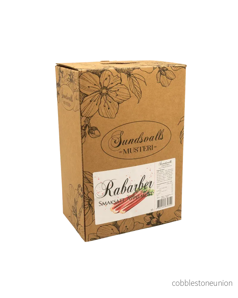 Rabarber – smaksatt äppelmust
