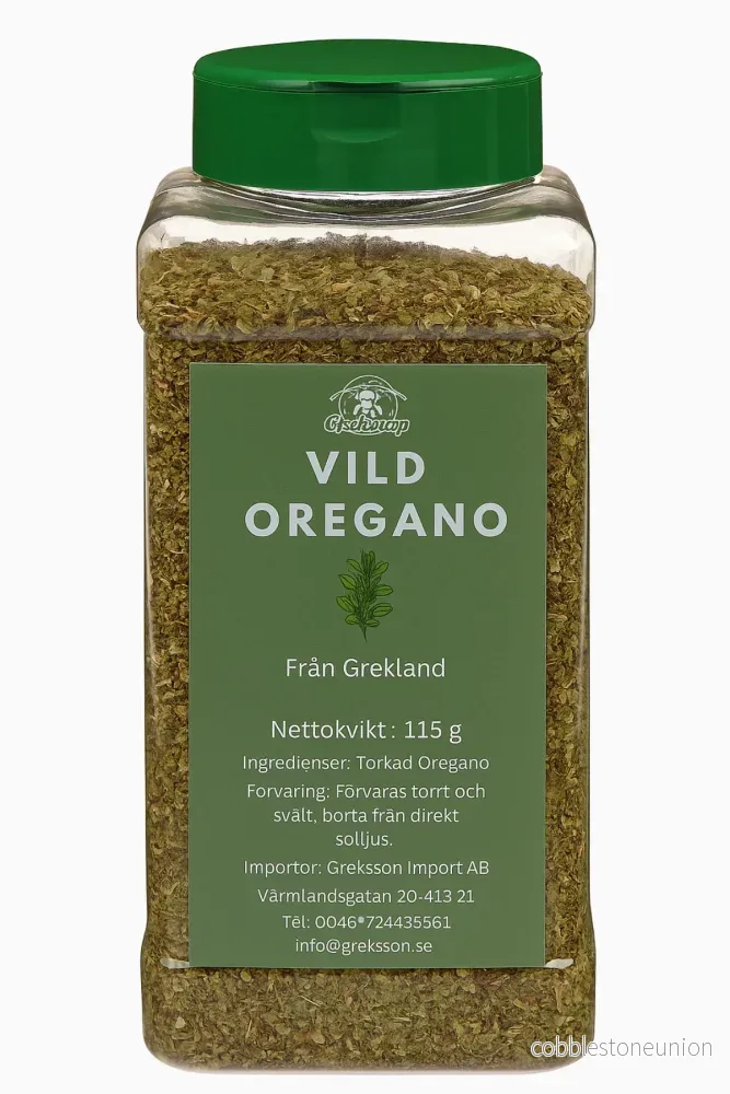 Grekiskt Vild Oregano 115g Greksson