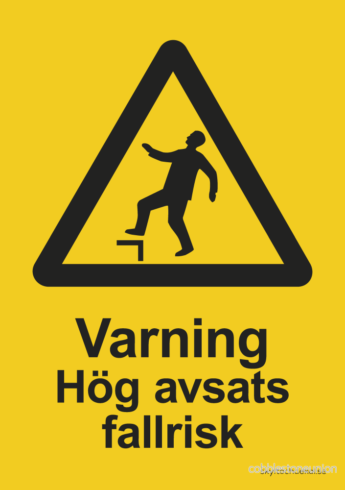 Hög avsats fallrisk