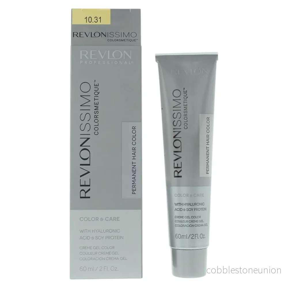 Revlon, Revlonissimo Colorsmetique, Permanent hårfärg, 10.31 Ljusbeige blond, 60 ml