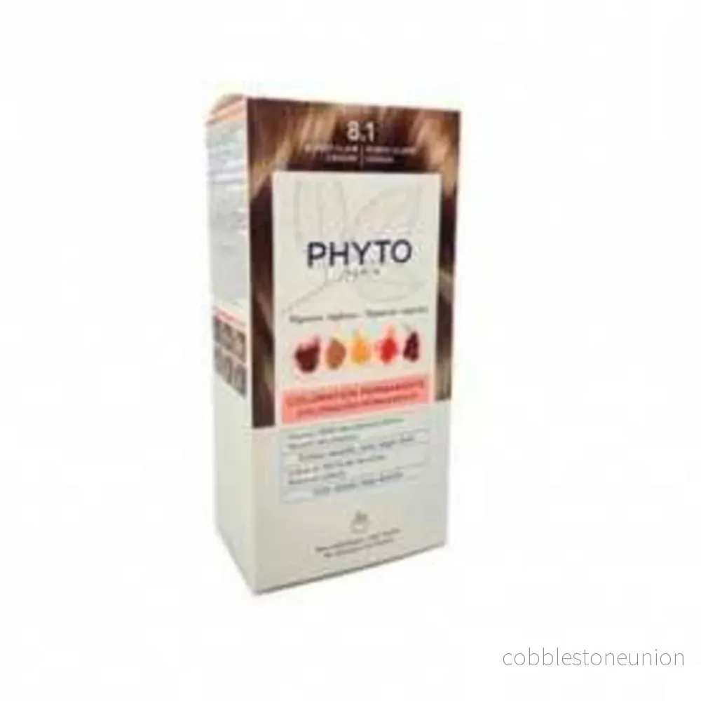 Phyto, Color, Permanent hårfärg, 8.1 Ljus Askblond, 50 ml