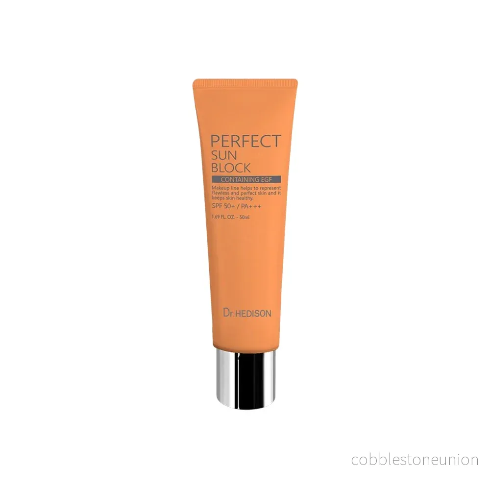 Dr. Hedison, Perfect Sun Block, Anytime, Cream, Face and Body, High, 50 ml Dr. Hedison, Perfect Sun Block, Anytime, Cream, Face and Body, High, 50 ml