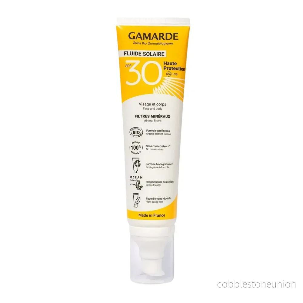 Gamarde, Gamarde, Bio, Solskydd, Solkräm, Kropp, SPF30, 100 ml