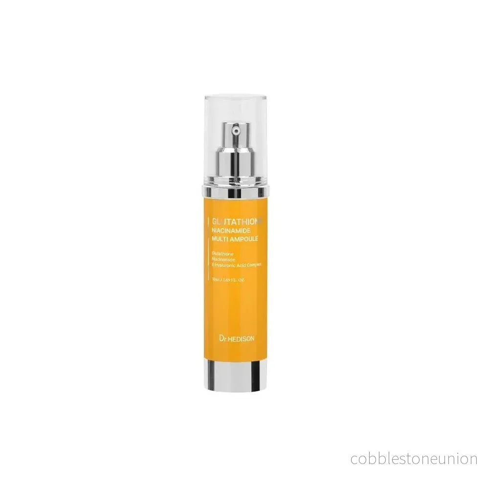 Glutation, Niacinamid Multi Ampull, Anti-åldrande, Serum, För ansiktet, 50 ml