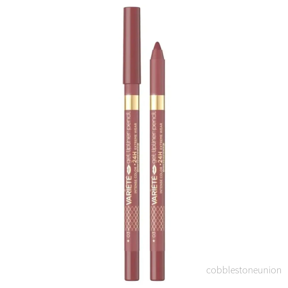 Eveline Cosmetics, Variete, Vattentät, Gel, Läppenna, 03, Dammig ros, 1.3 g Eveline Cosmetics, Variete, Vattentät, Gel, Läppenna, 03, Dammig ros, 1.3 g