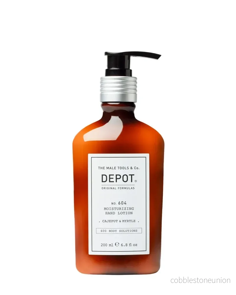 Depot, 600 Body Solutions No. 604, Glycerin, Återfuktande, Dag, Kajeput & Myrten, Lotion, För händer, 200 ml Depot, 600 Body Solutions No. 604, Glycerin, Återfuktande, Dag, Kajeput & Myrten, Lotion, För händer, 200 ml