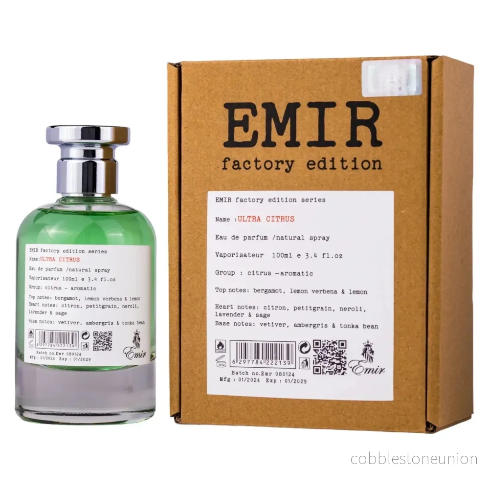Emir, Ultra Citrus Factory Edition, Parfymvatten, Unisex, 100 ml - Bild 2
