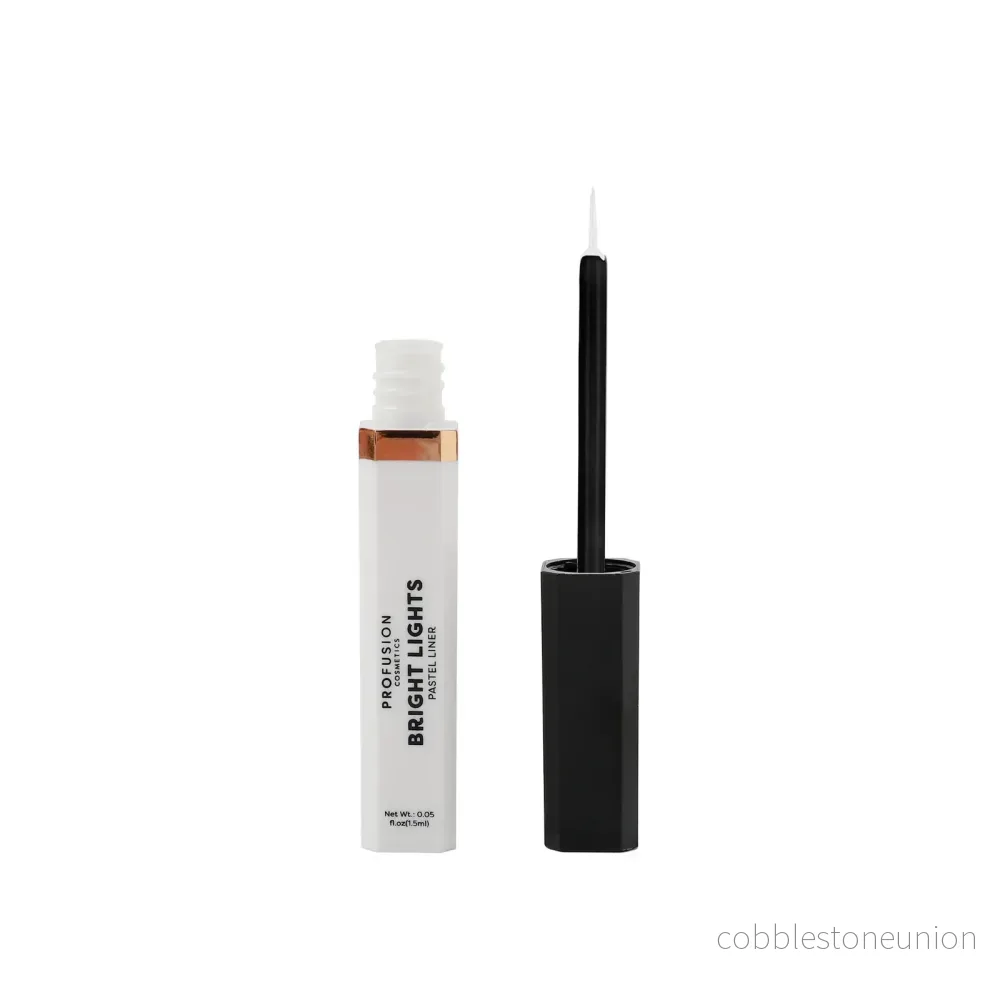 Profusion Cosmetics, Bright Lights Pastel, Long Lasting & Illuminating, Flytande eyeliner, Vit, 1.5 ml Profusion Cosmetics, Bright Lights Pastel, Long Lasting & Illuminating, Flytande eyeliner, Vit, 1.5 ml
