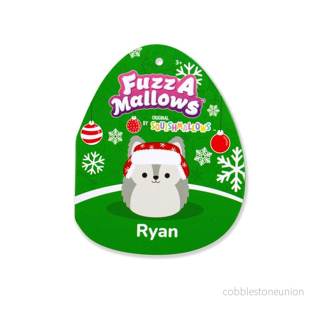 Squishmallows 30 cm Fuzz A Mallows Ryan The Husky - Bild 2