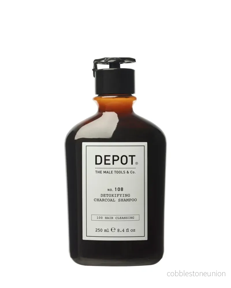 Depot, 100 Hair Cleansing No. 108, Charcoal, Hårschampo, Detox, 250 ml