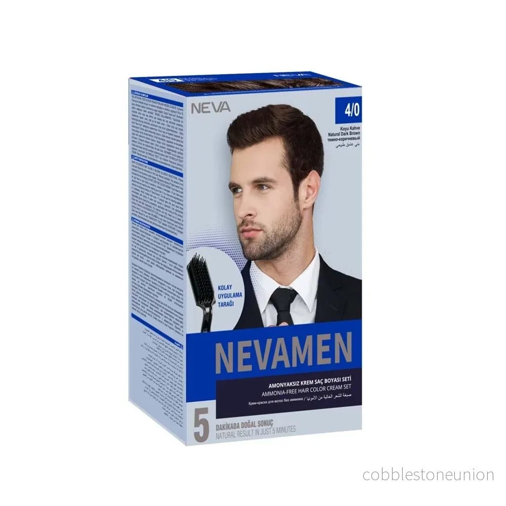 Neva, Nevamen, Semi-Permanent Hair Dye, 4/0 , 150 ml