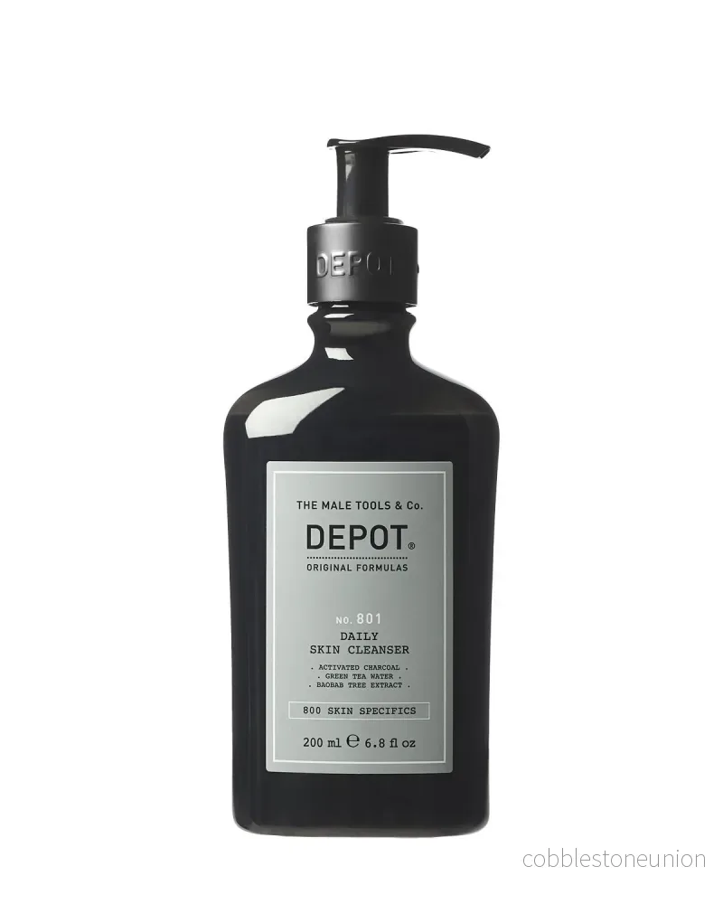 Depot, 800 Skin Specifics No. 801, Aktivt kol, Detox, Rengöringsgel, För ansiktet, 200 ml