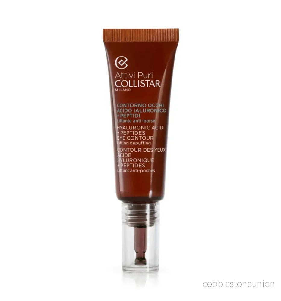 Collistar, Attivi Puri, Hyaluronic Acid + Peptide, Lyft och avsvällning, Dagligen, Ögonserum, 15 ml