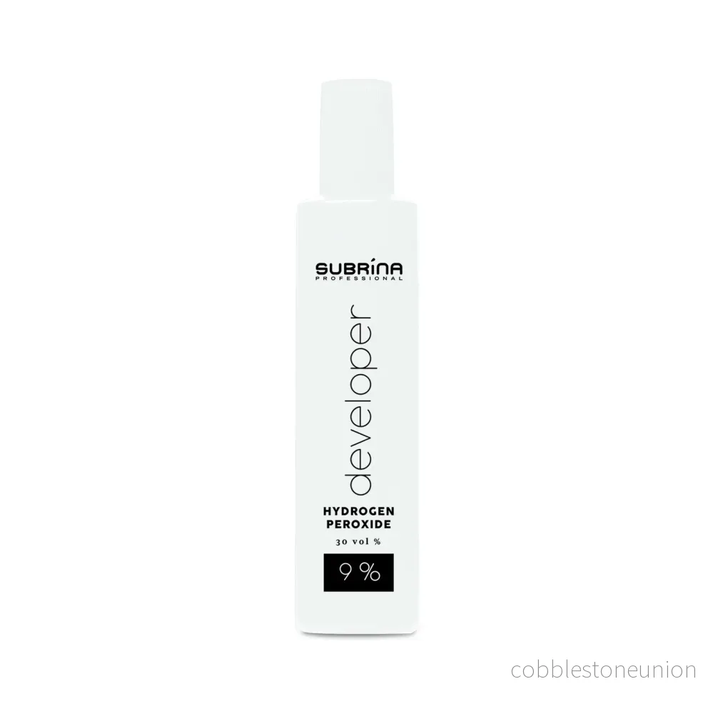 Subrina Professional, Hydrogen Peroxide, Utvecklare, Håroxideringslotion, 9%, 30 vol, 120 ml