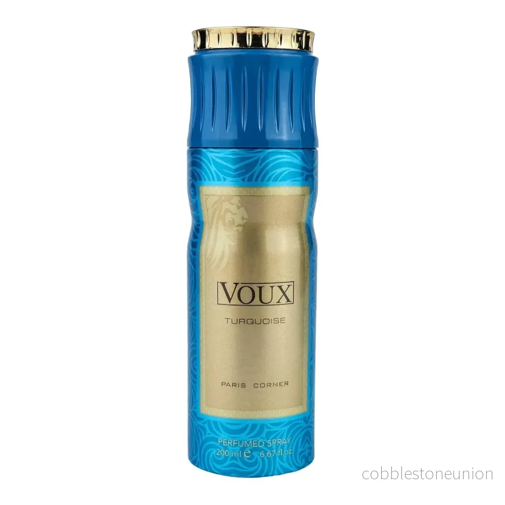 Paris Corner, Voux Turquoise, Deodorantspray, Unisex, 200 ml