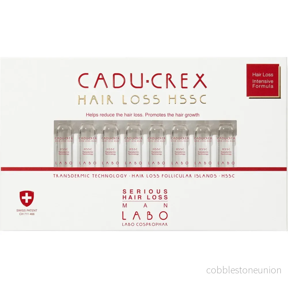 Labo Suisse, Cadu-Crex Severe Stage, Against Hair Loss, Ampoule Treatment Serum, For the Scalp, For Men, 40 pieces, 3.5 ml Labo Suisse, Cadu-Crex Severe Stage, Against Hair Loss, Ampoule Treatment Serum, For the Scalp, For Men, 40 pieces, 3.5 ml