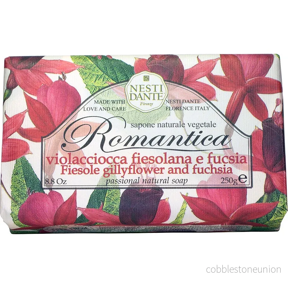 Nesti Dante, Romantica, Nejlikros & Fuchsia, Lugnande, Tvål, 250 g Nesti Dante, Romantica, Nejlikros & Fuchsia, Lugnande, Tvål, 250 g