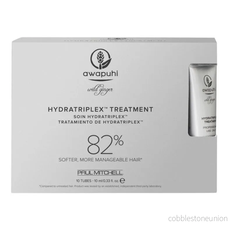 Set, Awapuhi Wild Ginger By Paul Mitchell, Hydratriplex, Leave-in krämbehandling för hår, För hydrering, 10 st, 10 ml - Bild 3