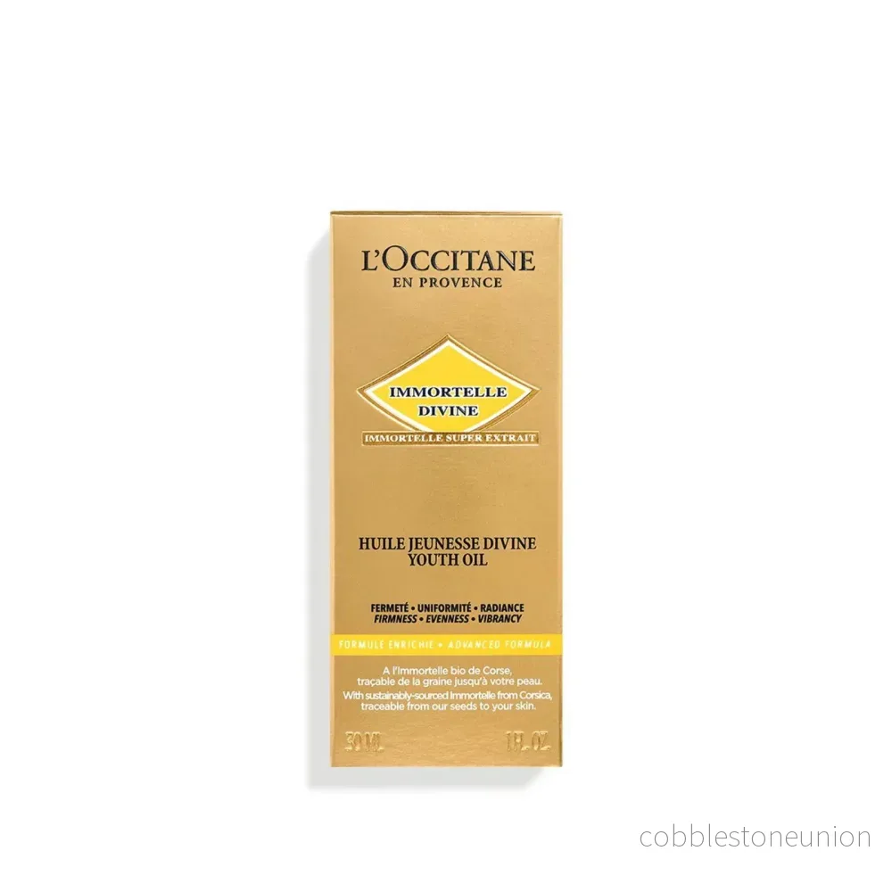 L'Occitane en Provence, Immortelle Divine, 100% natural, Firming & Radiance, Oil, For the face, 30 ml - Bild 2