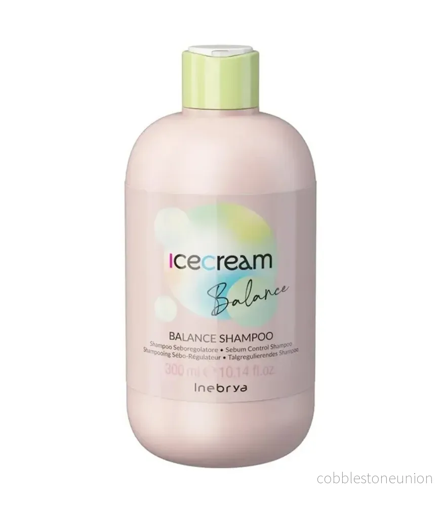 Inebrya, Ice Cream Balance, Schampo, Sebumkontroll, 300 ml Inebrya, Ice Cream Balance, Schampo, Sebumkontroll, 300 ml