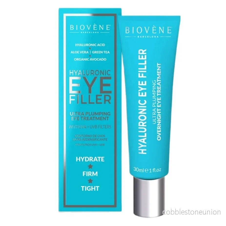 Biovene, Eye Filler, Hyaluronsyra, Uppstramande, Övernatt, Ögonkräm, 30 ml - Bild 2