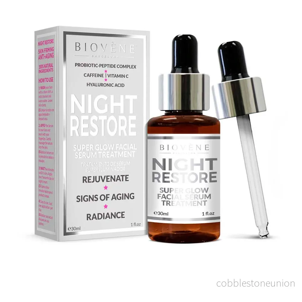 Biovene, Night Restore, Rejuvenating, Night, Serum, For face, 30 ml - Bild 2