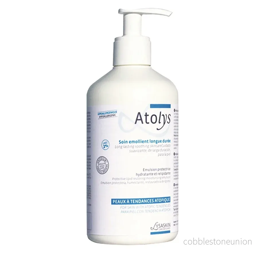 Lab Lysaskin, Atolys, Skyddar och återfuktar, Kroppsemulsion, Daglig användning, efter dusch, 200 ml Lab Lysaskin, Atolys, Skyddar och återfuktar, Kroppsemulsion, Daglig användning, efter dusch, 200 ml