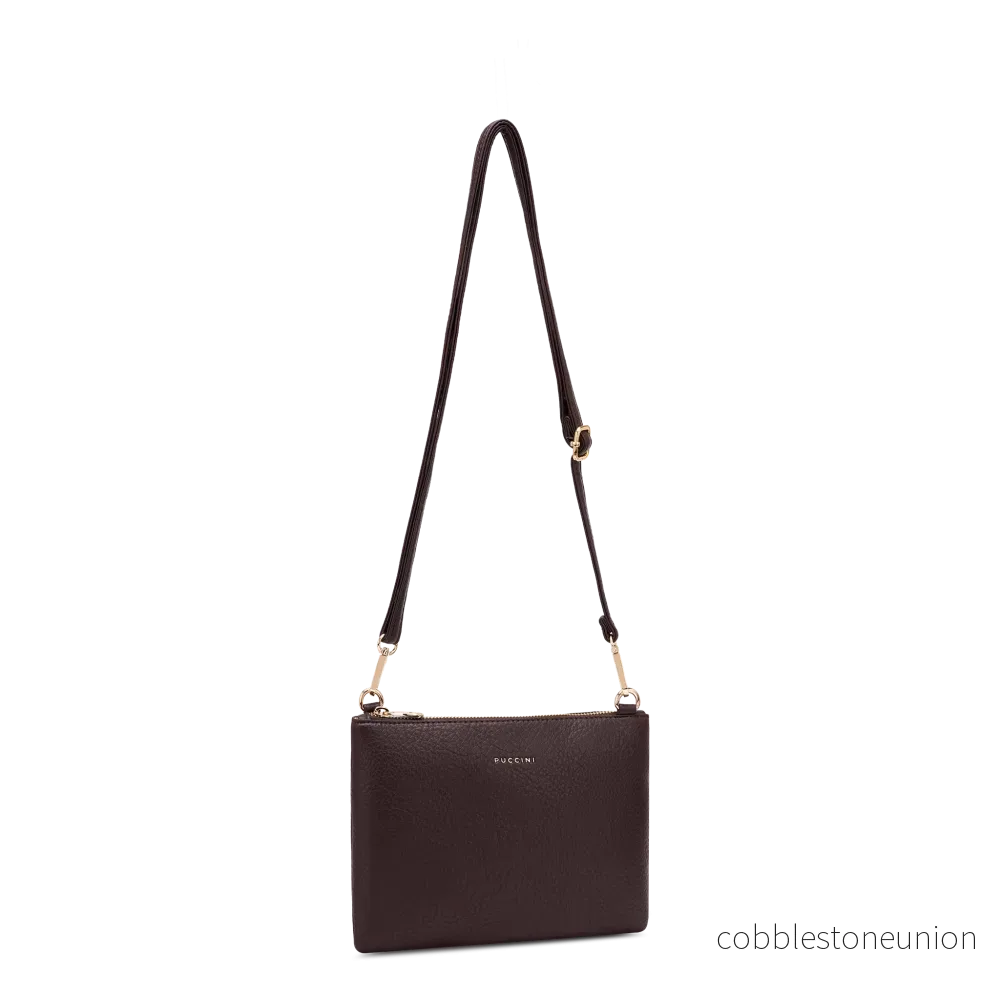 Puccini Crossbody mörkbrun Puccini Crossbody mörkbrun