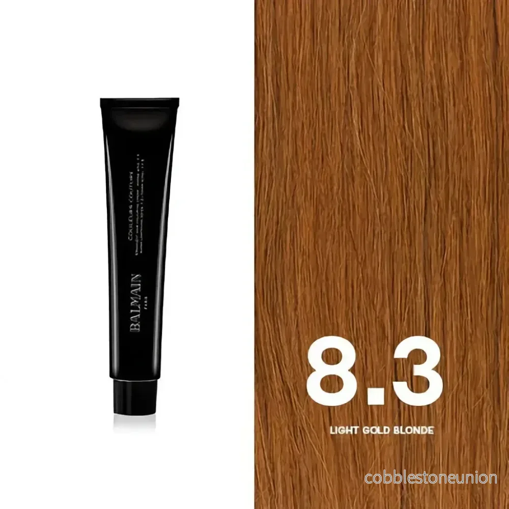 Balmain Professionnel, Couleurs Couture, Permanent Hair Colour, 8.3 Light Gold Blonde, 60 ml