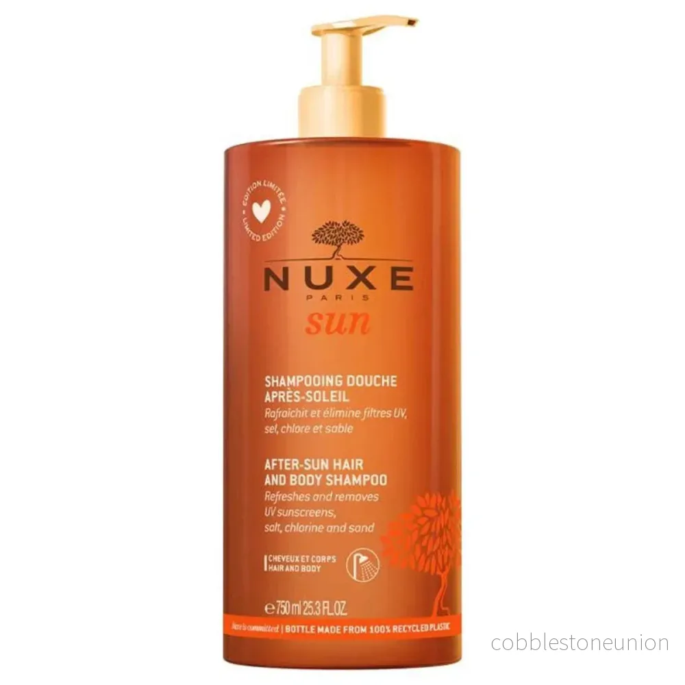 Nuxe, Sun, Hair and Body Shampoo, After-Sun - Cleanses, 750 ml