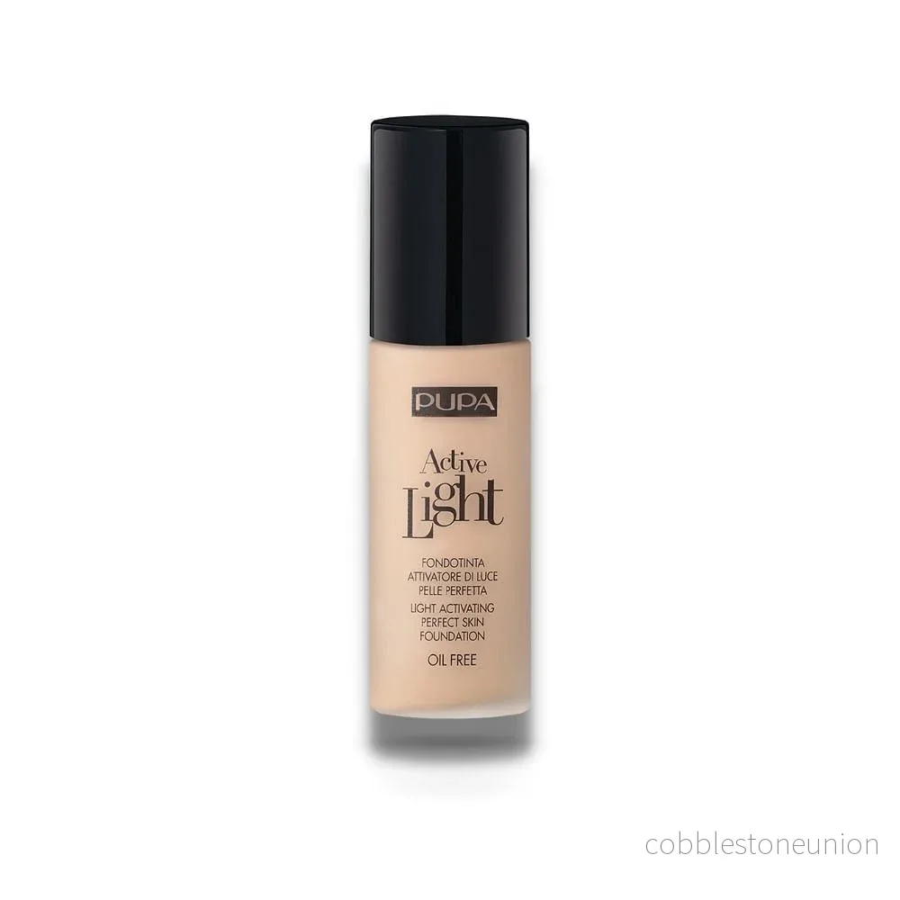Pupa, Active-Light, Oljefri, Lystergivande, Flytande foundation, 60, Amber, 30 ml