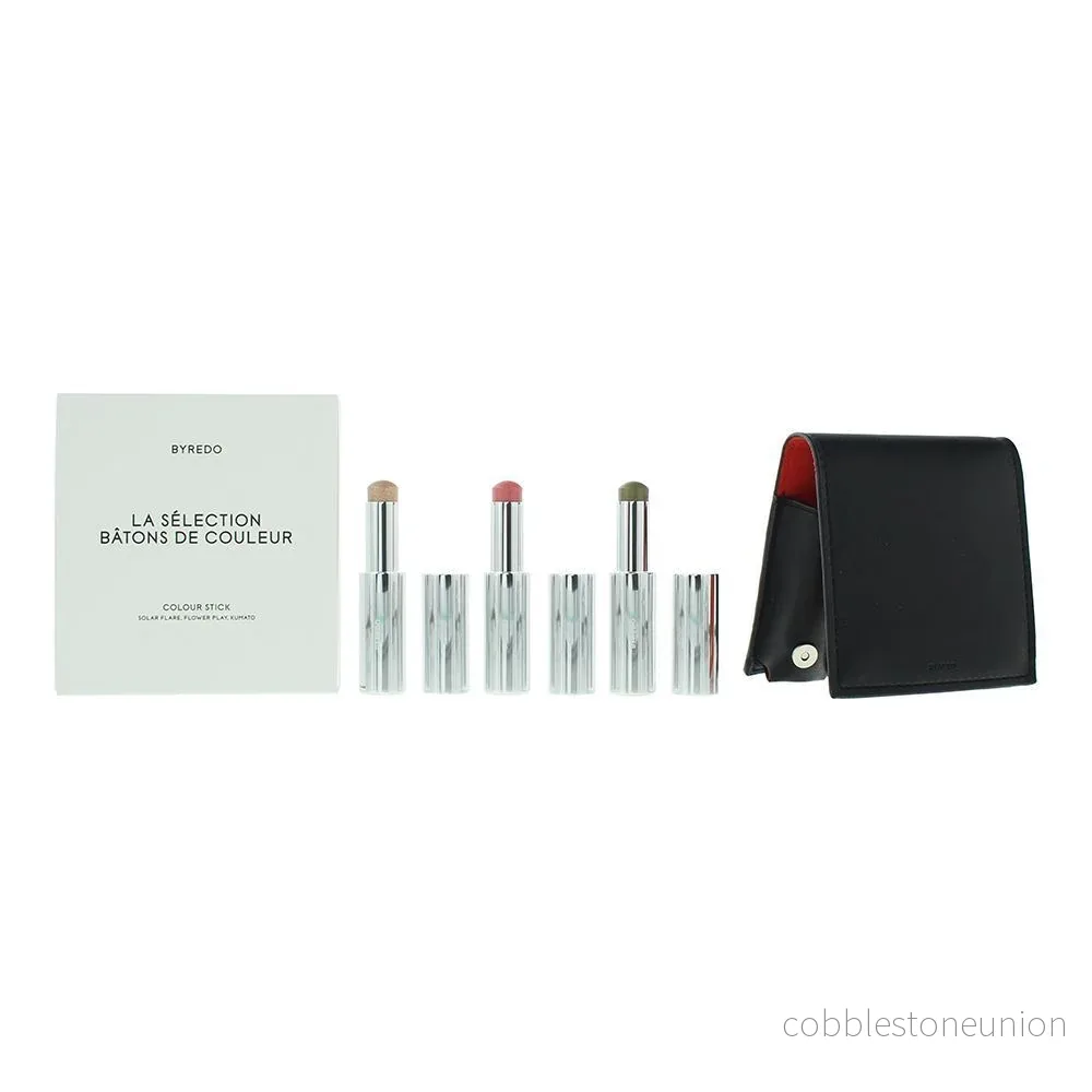 Orange Set Byredo: Colour Stick, Multifunctional, Eyeshadow Stick, 509, Solar Flare, 3.5 g + Colour Stick, Multifunctional, Eyeshadow Stick, Kumato Face, 3.5 g + Colour Stick, Multifunctional, Eyeshadow Stick, Flower Play, 3.5 g + Byredo, GWP Leather P… Orange Set Byredo: Colour Stick, Multifunctional, Eyeshadow Stick, 509, Solar Flare, 3.5 g + Colour Stick, Multifunctional, Eyeshadow Stick, Kumato Face, 3.5 g + Colour Stick, Multifunctional, Eyeshadow Stick, Flower Play, 3.5 g + Byredo, GWP Leather P…