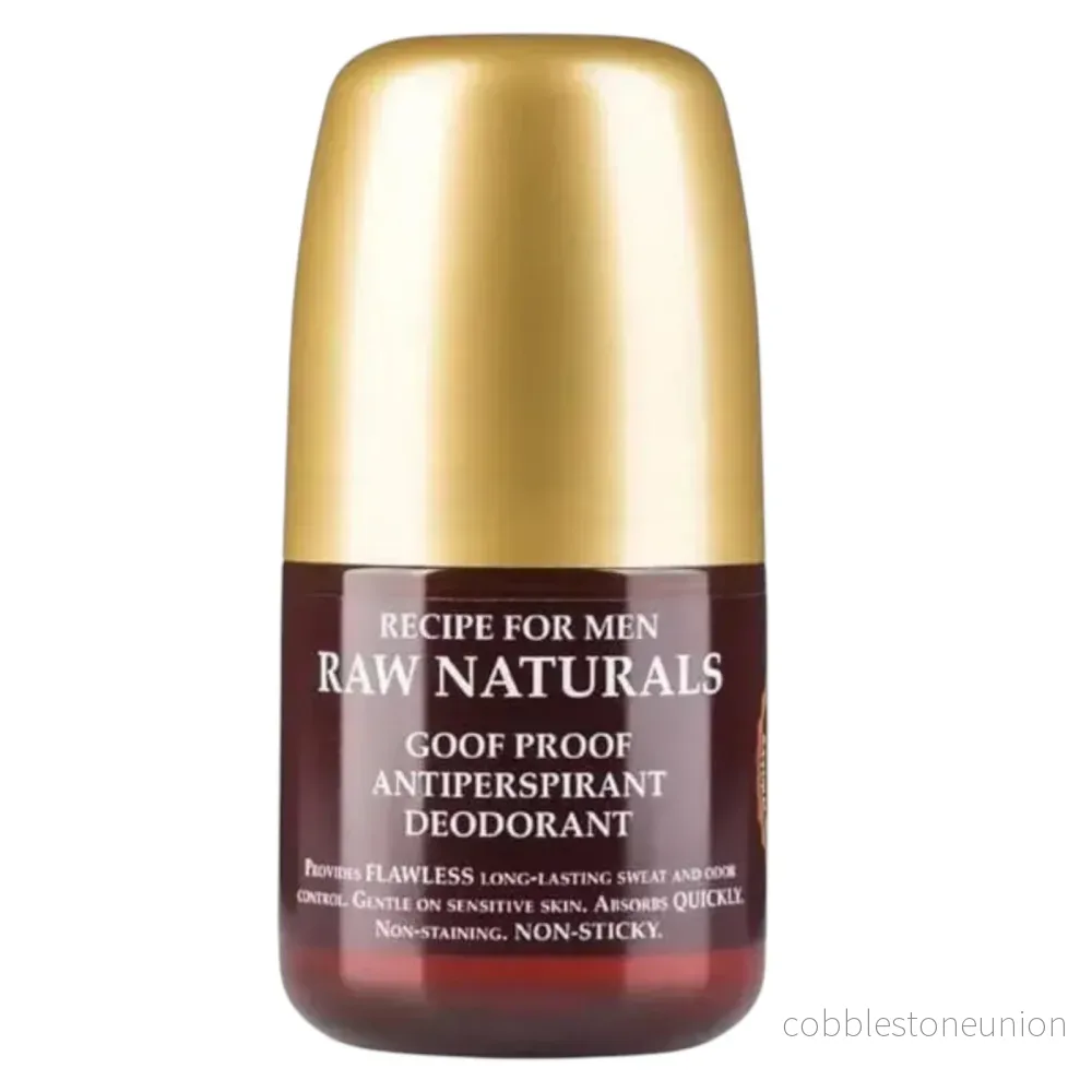 Raw Naturals, Goof Proof, Mot irritation, Antiperspirant, För män, 60 ml Raw Naturals, Goof Proof, Mot irritation, Antiperspirant, För män, 60 ml