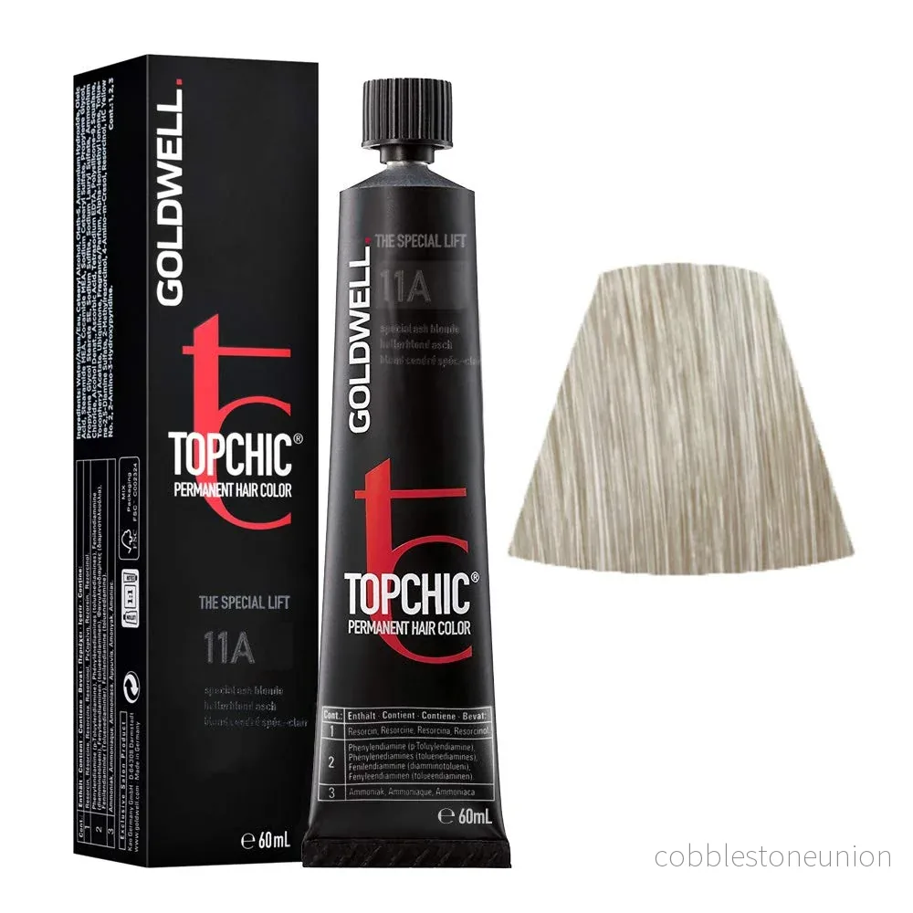 Goldwell, TopChic, Permanent Hair Color, 11A Special Ash Blonde, 60 ml Goldwell, TopChic, Permanent Hair Color, 11A Special Ash Blonde, 60 ml