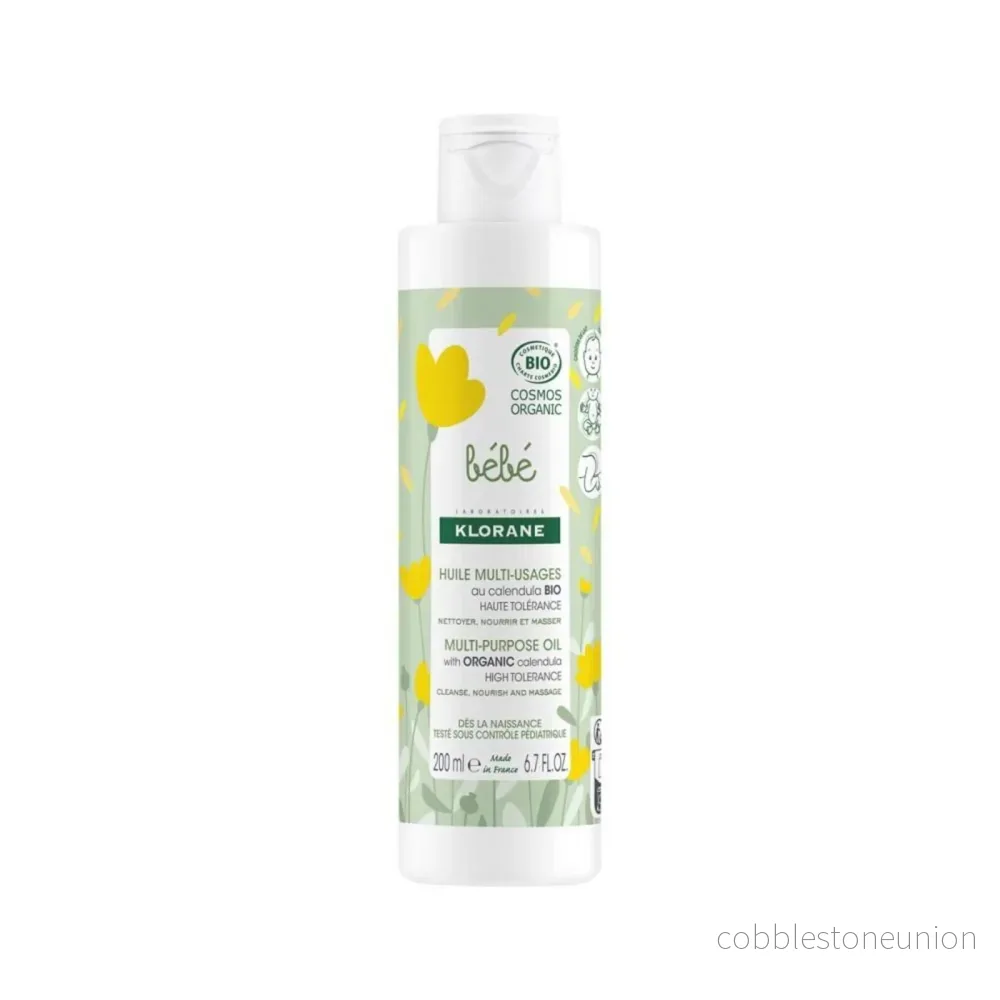 Klorane, Baby, Naturlig, Med, Morgon, Olja, Kropp, 200 ml