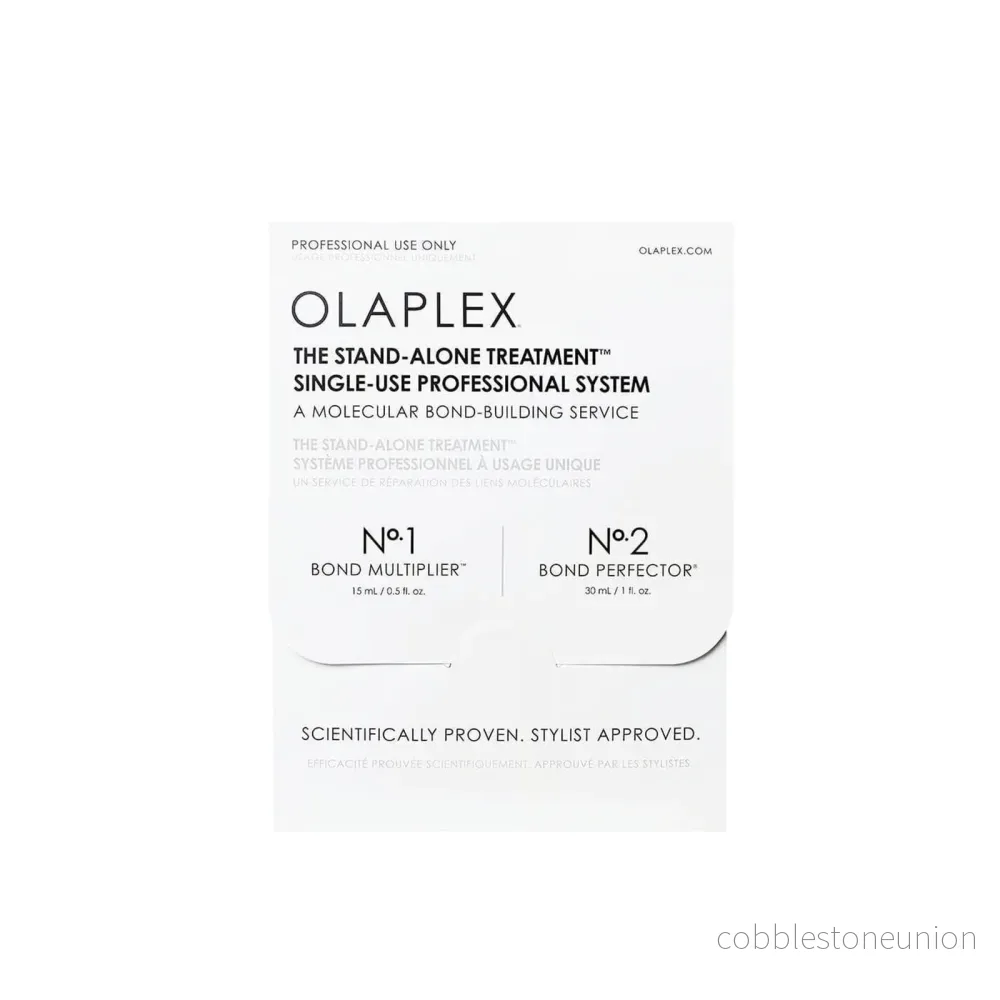 Fristående set Olaplex: No.1 Bond Multiplier, hårlotionbehandling, bindningsreparation, 15 ml + No.2 Bond Perfector, hårkrämsbehandling, 30 ml Fristående set Olaplex: No.1 Bond Multiplier, hårlotionbehandling, bindningsreparation, 15 ml + No.2 Bond Perfector, hårkrämsbehandling, 30 ml