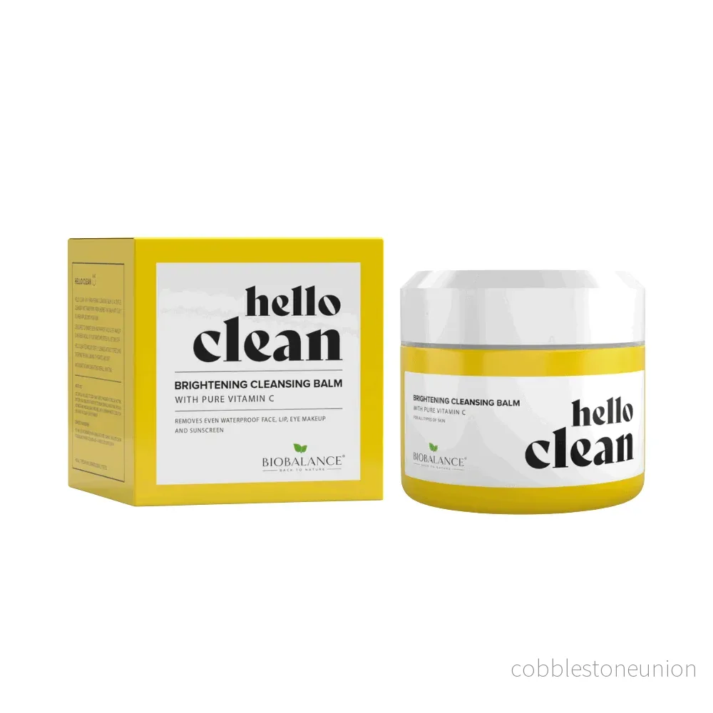 Bio Balance, Hello Clean Brightening, Brightening & Cleansing, Rengöringsbalsam, För ansiktet, 100 ml