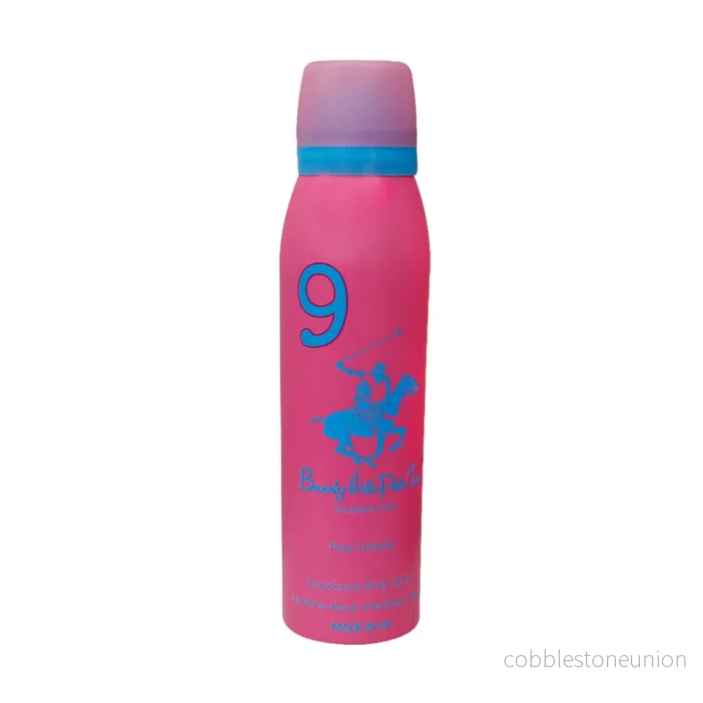 Beverly Hills Polo Club, 1982 - Sport 9, Fresh, Body Spray, 150 ml