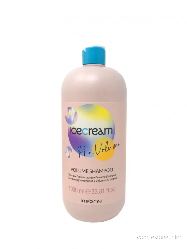 Inebrya, Ice Cream Pro-Volume, Hair Shampoo, Volymgivande, 1000 ml