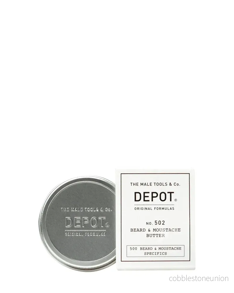 Depot, 500 Beard & Mustache Specifics No. 502, Arganolja, Skägg- och mustaschsmör, Närande och mjukgörande, 30 ml Depot, 500 Beard & Mustache Specifics No. 502, Arganolja, Skägg- och mustaschsmör, Närande och mjukgörande, 30 ml