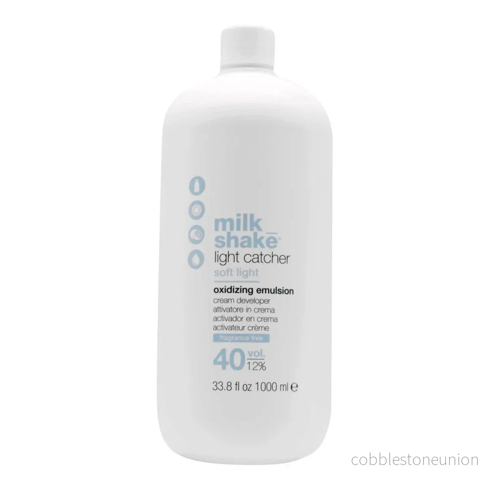 Milk Shake, Light Catcher, Blixt, Håroxideringslotion, 12%, 40 vol, 1000 ml Milk Shake, Light Catcher, Blixt, Håroxideringslotion, 12%, 40 vol, 1000 ml