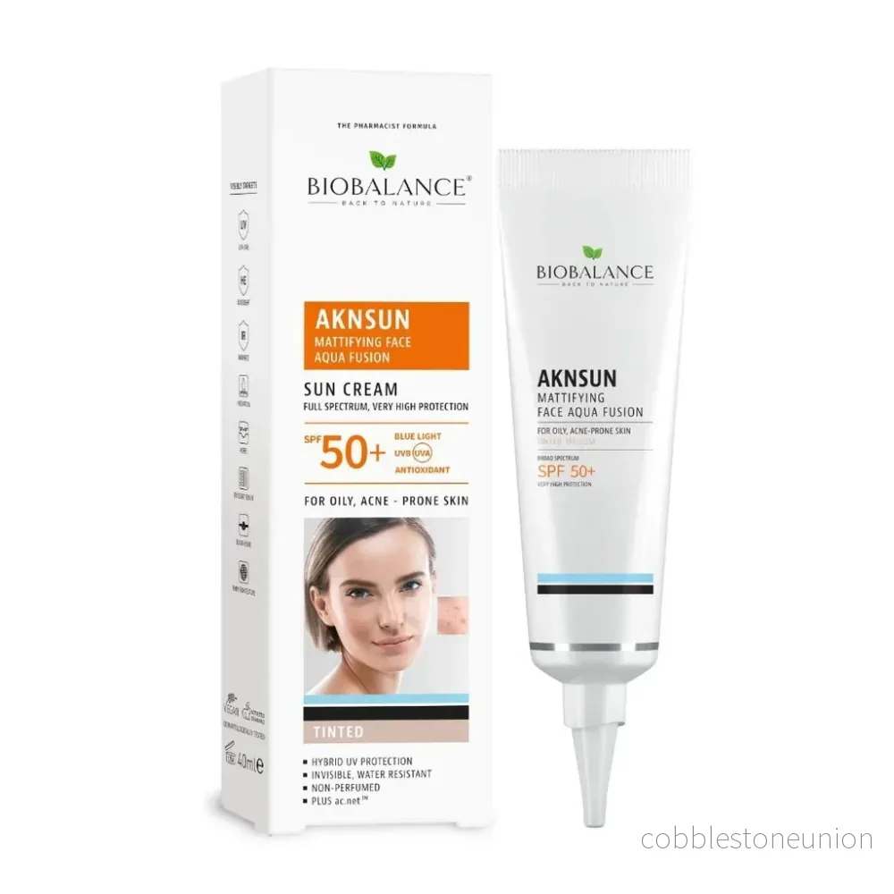 Bio Balance, AKNSUN, Mattifying & Protecting, Grädde, För ansiktet, SPF 50, 40 ml Bio Balance, AKNSUN, Mattifying & Protecting, Grädde, För ansiktet, SPF 50, 40 ml