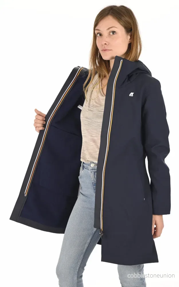 Stephy Navy Blue Windbreaker - Women - Bild 3