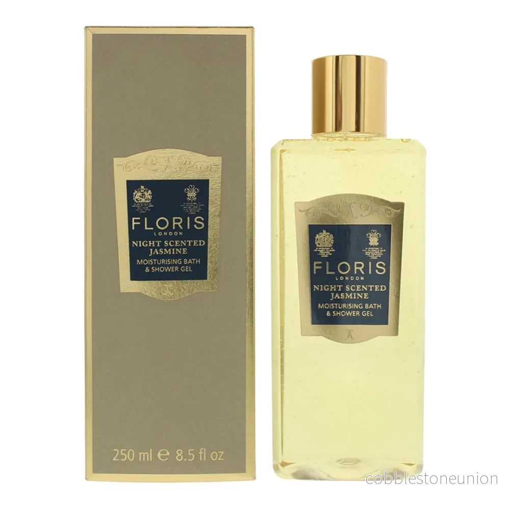 Floris Of London, Night Scented Jasmine, Cleanser, Shower Gel, All Skin Types, 250ml