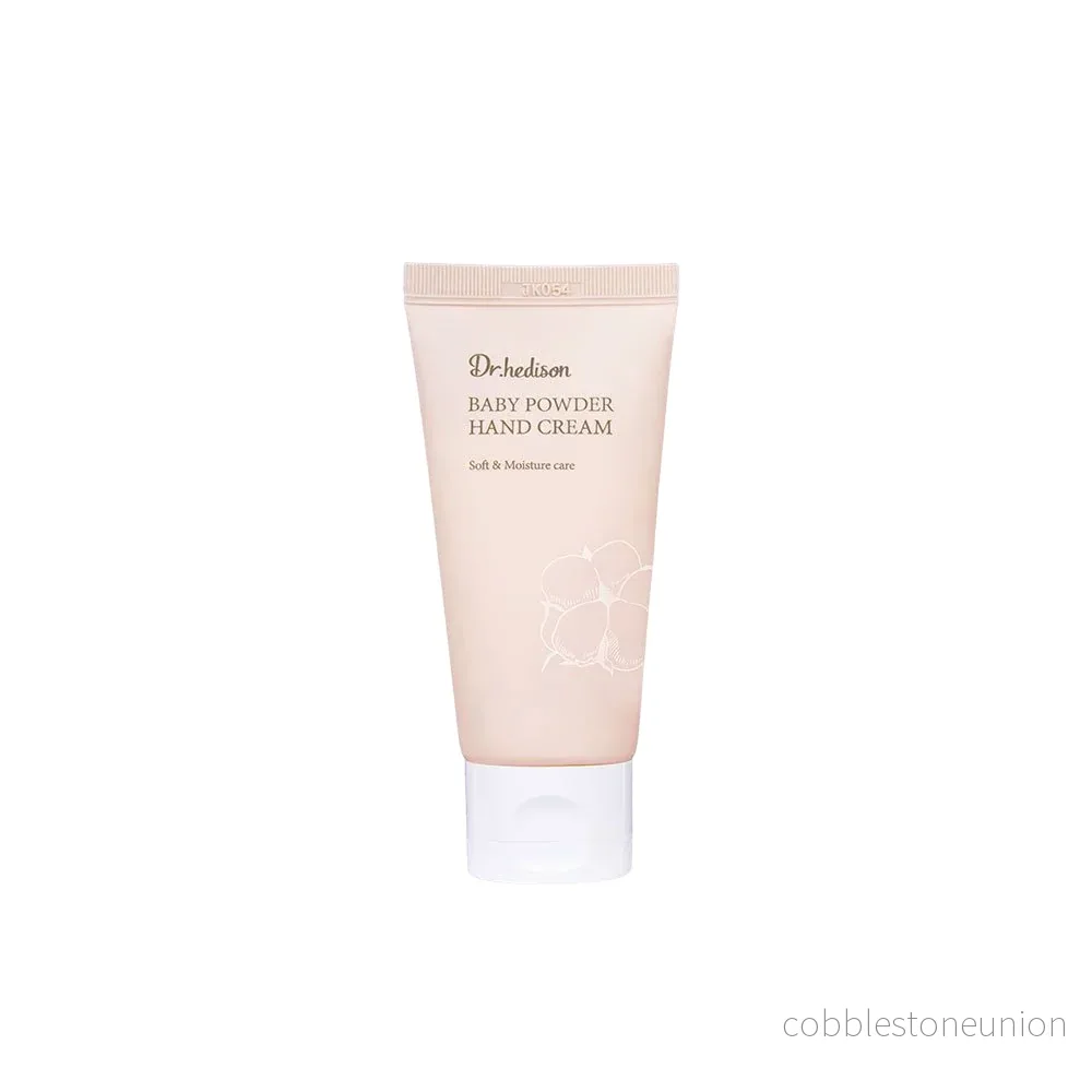Dr. Hedison, Baby Powder, Shea Butter, Moisturizing, Hand Cream, 50 ml