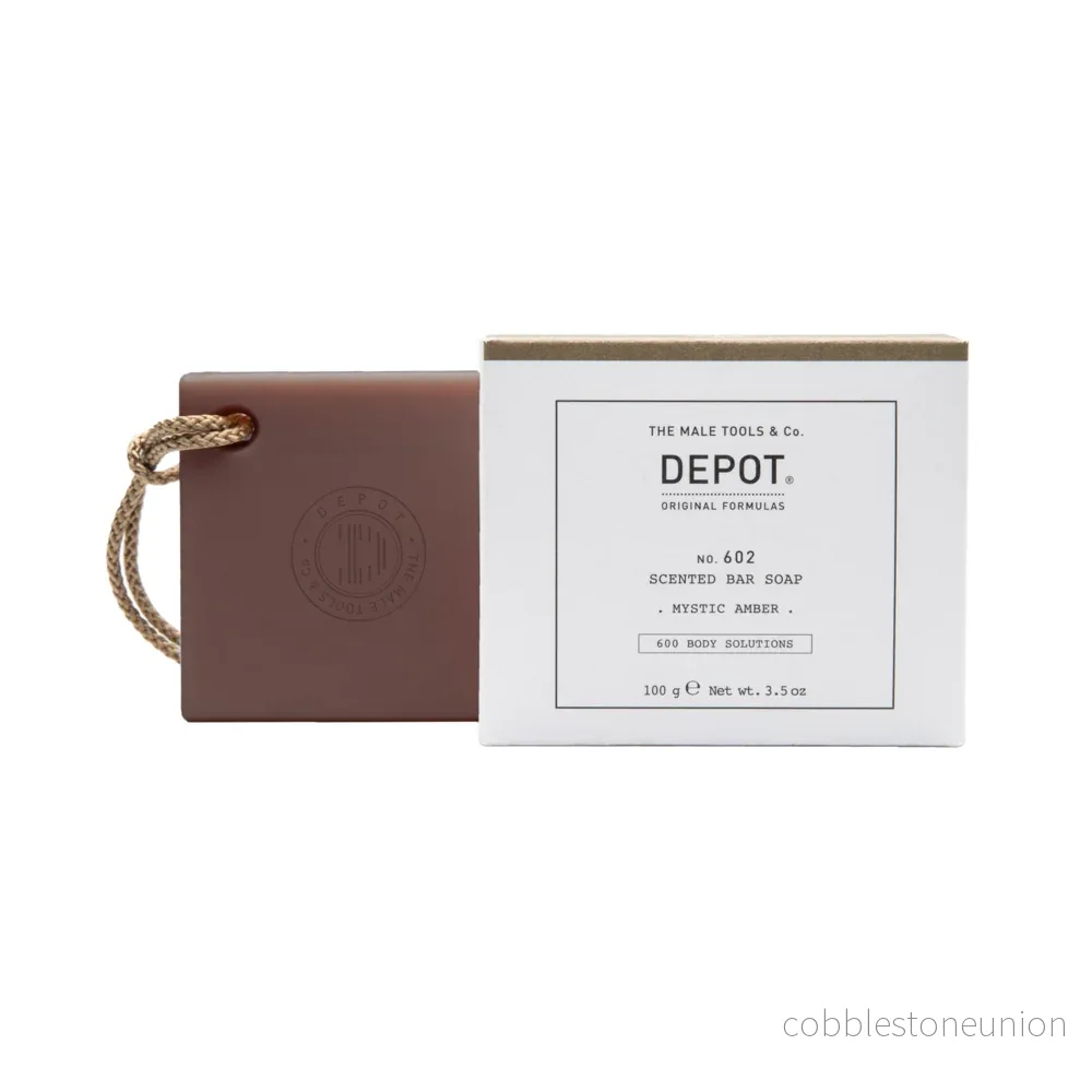 Depot, 600 Body Solutions No. 602, Botanical Complex, Cleansing, Mystic Amber, Scented Soap, 100g