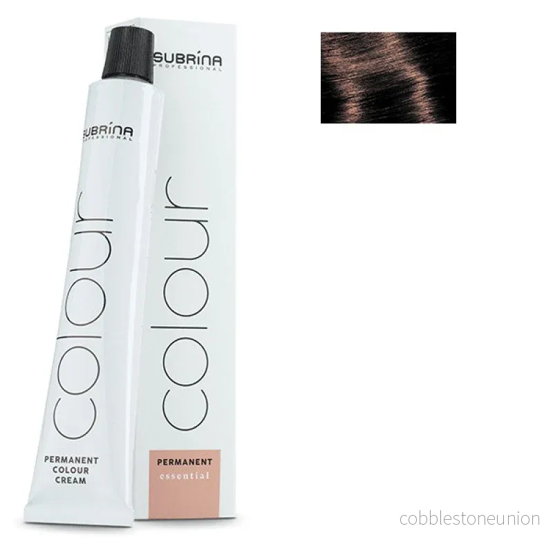 Subrina Professional, Essential Colour, Permanent hårfärg, 4/7 Mellankastanj, 100 ml - Bild 2