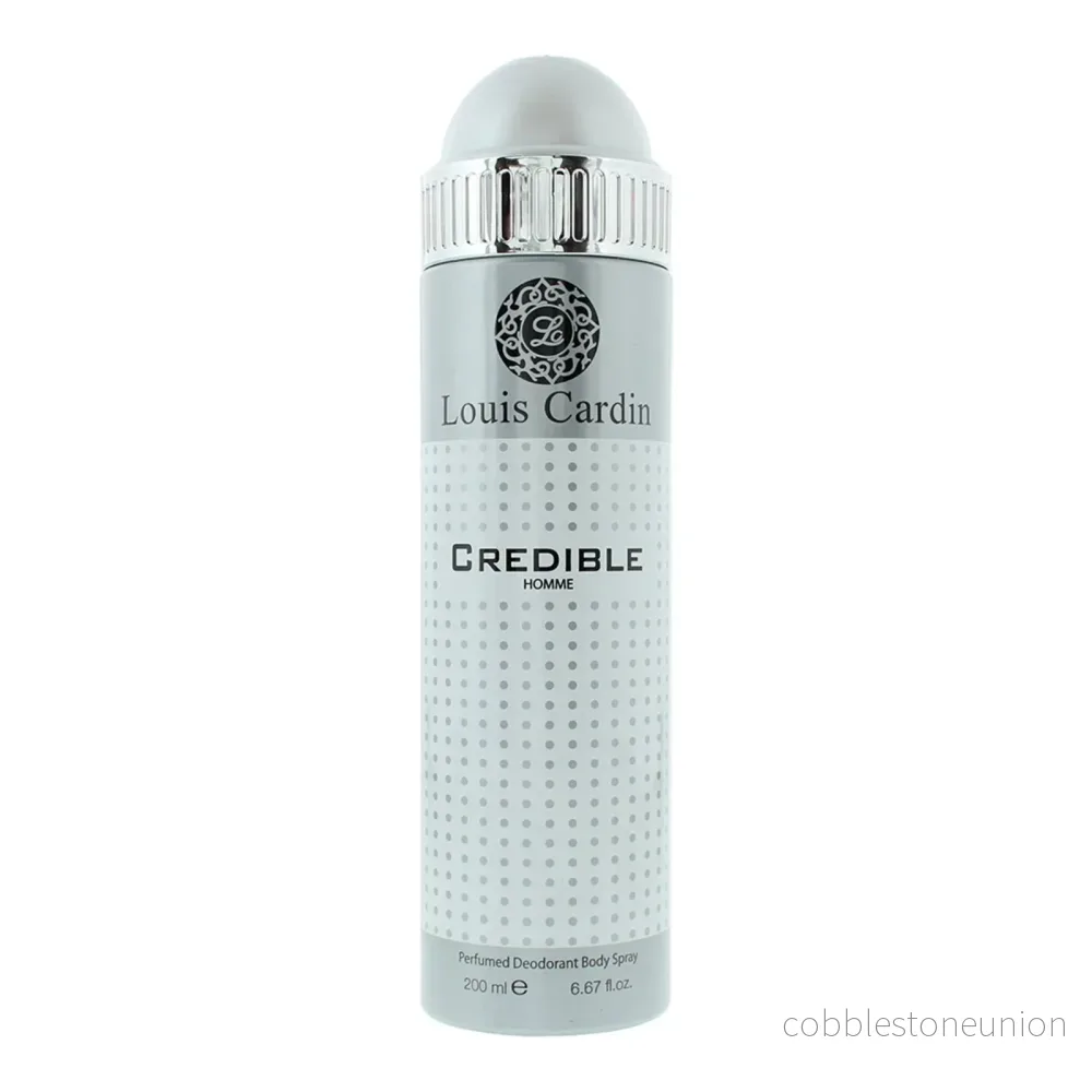 Louis Cardin, Credible Homme, Deodorantspray, För män,, 200 ml Louis Cardin, Credible Homme, Deodorantspray, För män,, 200 ml
