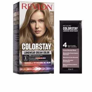 Revlon, Color Stay, Permanent hårfärg, 8.13 Mellanbeige blond, 165 ml